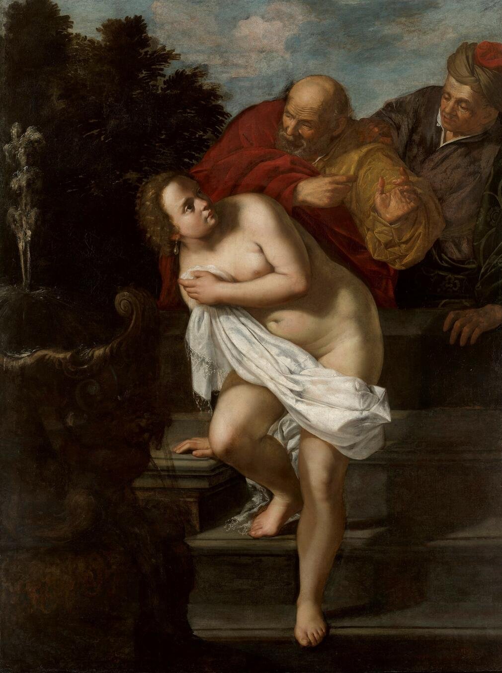 Image of Susanna and the Elders after conservation 
