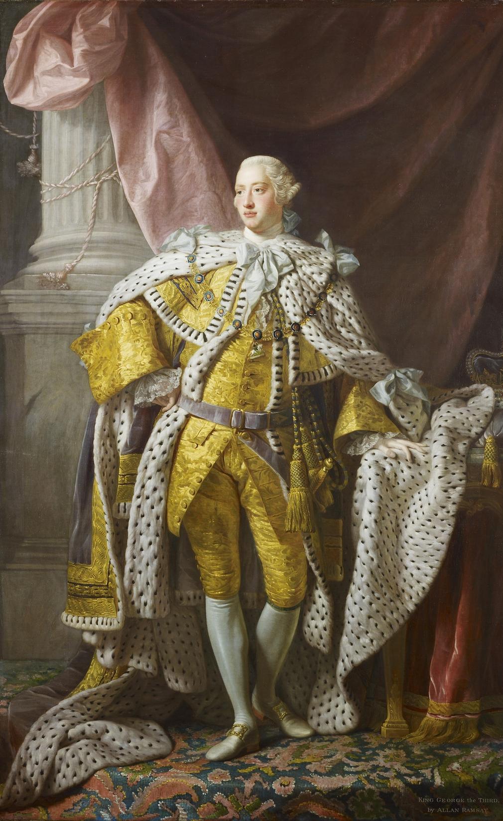 Allan Ramsay, State portrait of George III, 1761-2