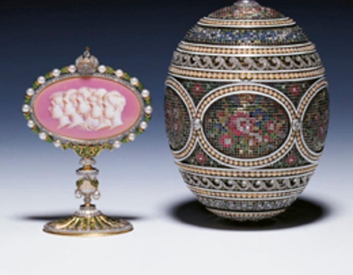 Faberge mosaic egg