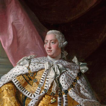 Portrait of George III in his coronation robes