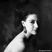 Black and white portrait of Princess Margaret, 1967 