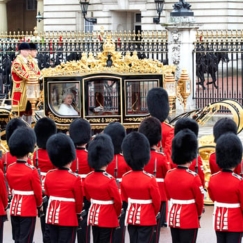 The Gold State Coach at Queen Elizabeth II's Platinum Jubilee Pageant