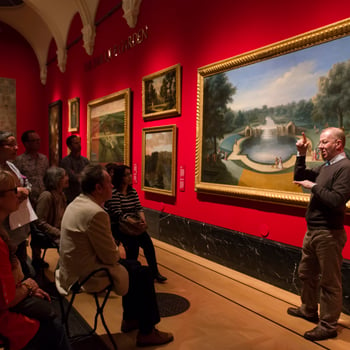 Ddeaf event held at The Queen's Gallery, Buckingham Palace