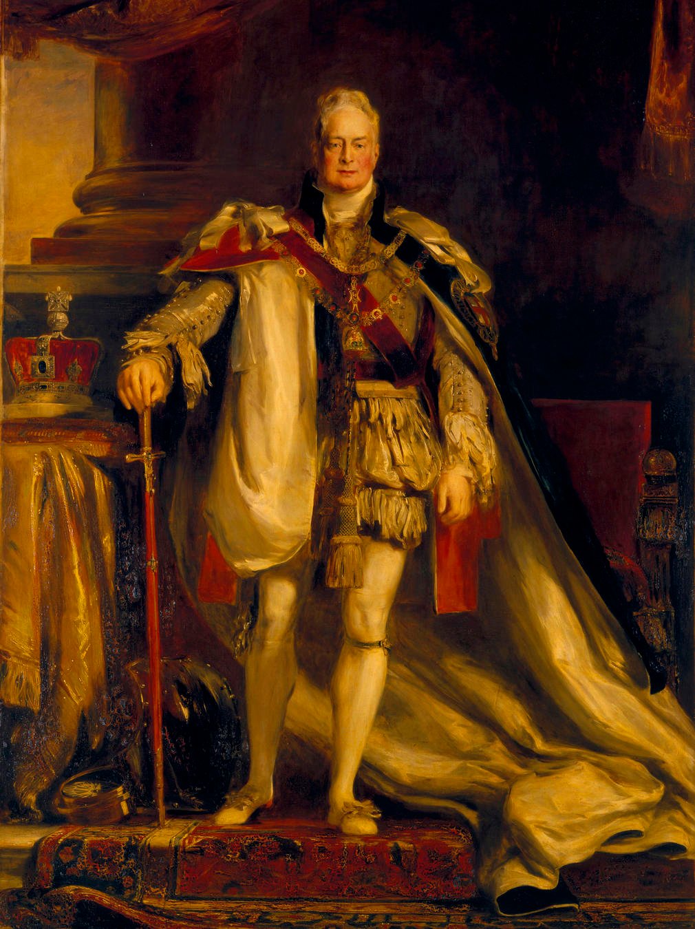 Portrait of William IV in Garter Robes